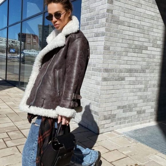 Walter Baker Jackets & Blazers - Winter fully lined jacket, leather upper.